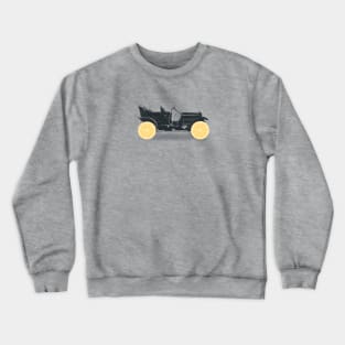 Oldtimer - Historic Car with lemon wheels Crewneck Sweatshirt